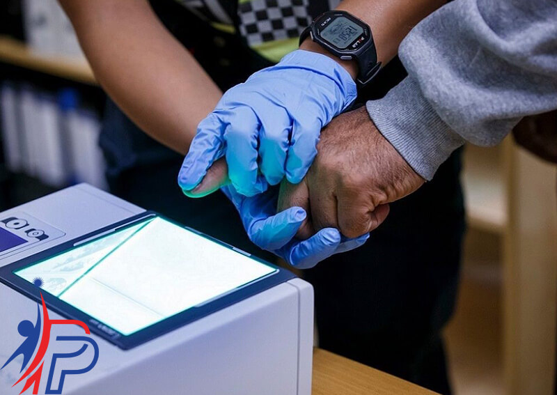 مراحل انگشت نگاری سفارت کانادا